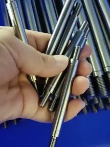 Stainless steel double threaded screw shaft pin limit bolt external thread guide shaft connecting rod national standard coarse thread pitchSports equipment fishing accessories