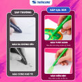 Bút sáp lụa vặn Silky Crayons Thiên Long Colokit - 12/24 màu, chất sáp lụa mềm mướt vượt trội, khô nhanh không lem tay. 