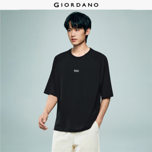 Giordano Beau Monde Men Men Round Neck T-Shirt Free Shipping 13026329