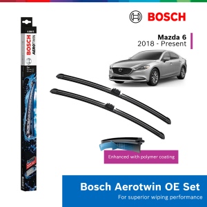 Bosch Aerotwin OE Car Wiper Pair Set for Mazda 6 2018 - Present (A399S)
