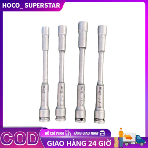 Đầu tuyp 8-10 dài 20cm chân bulong 1/2 thép CRV