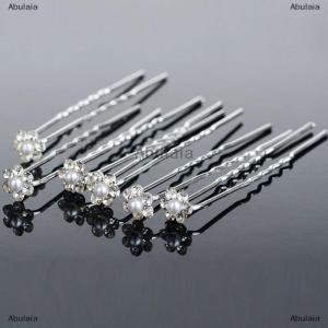 [COD] Abulaia 40 PCS Wedding Hair Pins Flower Bridal Hairpins Hair Accessories