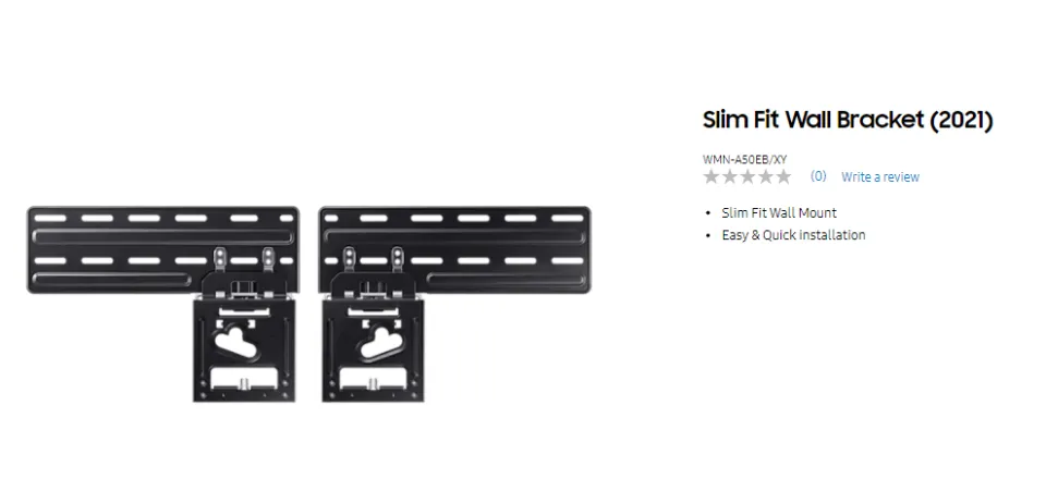 Samsung 43-85 Slim Fit Wall Bracket WMN-A50EB/XY (Compatible