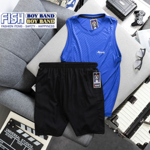 Bộ quần áo thể thao nam mùa hè mặc nhà gồm áo ba lỗ sát nách VNO101