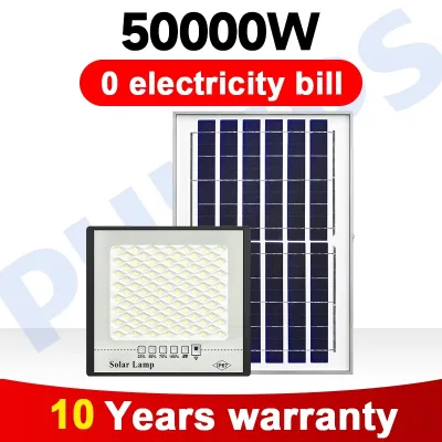 PHILIPS【BUY 1 TAKE 1 】150000W Solar Light LED MAX Bright Max Outdoor Flood Light Waterproof