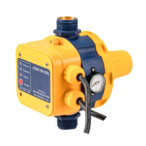 (ส่งฟรีทั่วไทย) สวิทช์อัตโนมัติ ควบคุมปั๊มน้ำ รุ่น LS-8 พร้อมเกจ เกลียวเข้าออก 1นิ้ว Automatic control for water pumpหัวปั๊มออโต้ เพรสเชอร์สวิทซ์ (ออโต้ปั๊มน้ำ)