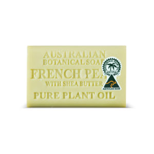 Australian Botanical Soap French Pear with Shea Butter 200g | Natural Handmade Body Soap Bar | Luxurious Fruity Cleanse | Moisturizing Nourishing & Gentle on Skin | Made in Australia