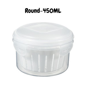 Kitchenware Container with Drainer For Food Storage Organizing Fresh Keeping Bin For Fruits Vegetables Organize Kitchen