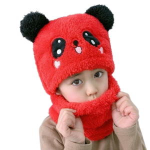 Headdress Windproof Headwear Unique Panda Shape Adapts to Different Head Shapes Cute Fashion Indoor