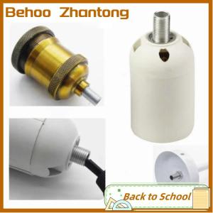 Behoo 10pcs M10 Đèn Răng Ống Kim Loại Hollow Threaded Ống Vít Nut Đèn Cap Mạ Kẽm Đèn Chùm Kết Nối Rod Cố Định Cơ Sở