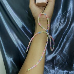 Big Bead Pearl Bow Shaped Keychain - Girls Sweet Bowknot Ribbon Keyrings - Charm Fashion Backpacks Phones Pendant Key Chain