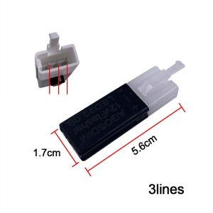 5PCS/SET Ebike Flasher Relay 12V 2/3Wire  Universal Motorcycle Turn Signal Silent Controller