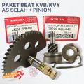 SATU SET SELAHAN BEAT KARBU AS SELAH + GIGI STATER BEAT CARBU / BEAT LAMA / VARIO 110 SCOOPY SPACY LAMA OLD KVY KVB / KICK STARTER / PER SELAHAN / SELAHAN BEAT KARBU 1 PAKET / GEAR GIR SLAHAN BEAT / AS SLAH KAMPAK KAPAK / PEDAL BOS ENGKOL ENGKOLAN BIT. 