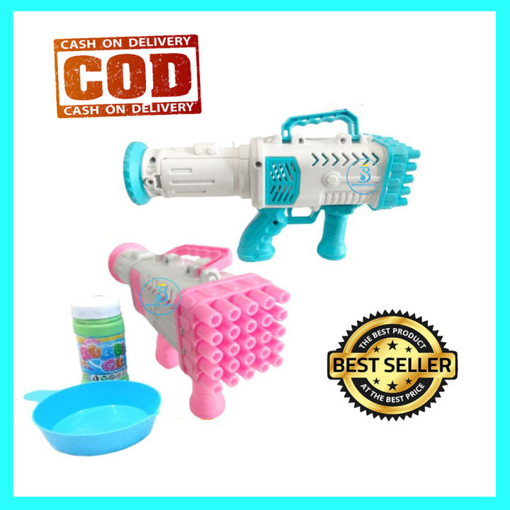 Mainan Anak Bubble Gun basoka  - Rocket Machine Bubble Electric Gelembung - Pistol Gelembung Sabun SS 1526