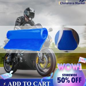 【Chinatera】Motorcycle Seat Gel Pad Shock Absorption Mat Comfortable Soft Cushion Blue