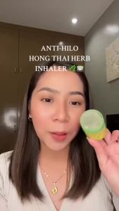 Hong Thai Inhaler Authentic Original Thailand Herbal Nasal Congestion Dizziness Headache Relief
