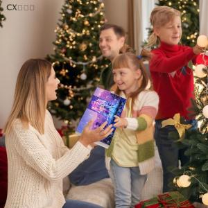 CX🎄💓💥 Kpop Demon Hunters giáng sinh Advent lịch Keychain treo trang trí 24 ngày đếm ngược lịch Hộp quà tặng