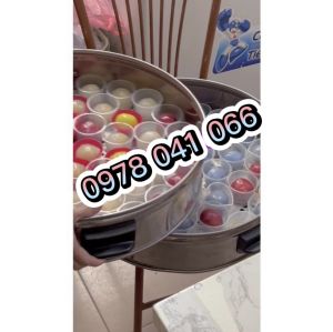 Nồi hấp bánh xu xê bằng điện nồi 3 tầng hấp đường kính 40cm