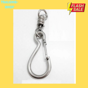 MÓC KHOÁ NHỎ 7CM CÓ CHỐNG XOẮN INOX KHÔNG RỈ