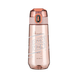 Drinking Bottle 750ml BPA FREE Sport Water Bottle Time Reminder Motivational with Handle Portable Plastic Outdoor