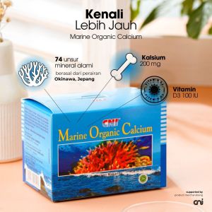 CNI Marine Organic Calcium 40 Tablet Suplemen Kalsium Tulang Kuat dan Sehat