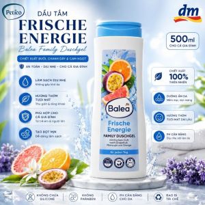 (DATE MỚI) Sữa tắm Balea mật ong 750ml - Dưỡng ẩm dịu nhẹ phù hợp gia đình thuần chay - Hàng Đức
