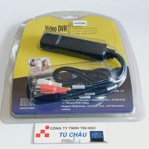 Cáp USB ra S Video / Cáp Video DVR / Easy CAP CAPTURE USB2.0 ra 3 AV + S Video 4 Pin Lổ (007)