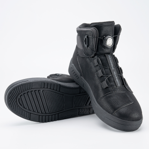 【Local Delivery】ROCKBROS Motorcycle shoes for Men Riding Sneakers Protective Ankle Boots with Rotary Buckle Anti-slip Motorcycle Middle Cut Thickened gear pad Motors Footwear