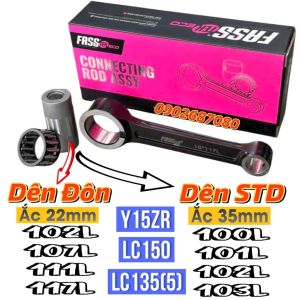 TAY DÊN THÉP NÉN EXCITER LC135 (5S )  EX150 FASSTEK ECO