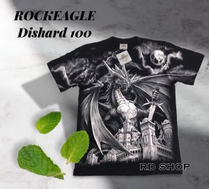 เสื้อยืด มังกร Ovp Rock Chang /Rock eagle ของเเท้ เสือยืดพรีเมี่ยม สกรีนไม่หลุด by Rockshop T-shirts