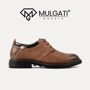 Giày da nam MULGATI Comfort buộc dây da trơn - NW80667