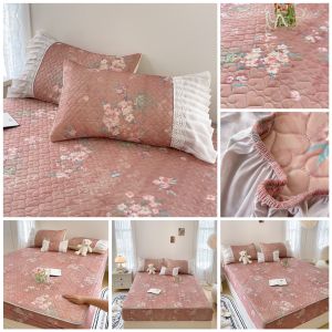 💥CHIẾU CAO SU NON 5D VIP BO CHUN VINTAGE PHỐI BÈO - CHIẾU ĐIỀU HÒA MÁT LẠNH NHẬP KHẨU NGUYÊN SET 3 MÓN