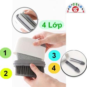 Bàn Chải Vệ Sinh Khe Cửa Đa Năng Chổi Quét Bụi Làm Sạch Các Rảnh Khe Hở Cửa Sổ Cọ Chà Sàn