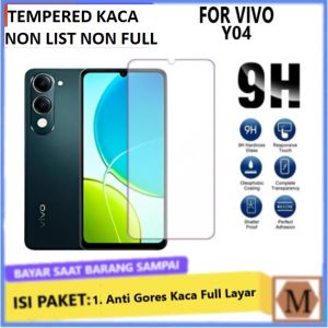Tempered glass bening VIVO V60 5G Y400 Y04S Y04 Y100 4G Y100 5G Y03T Y03 Y36 Y36 5G Y02 Y02T anti gores kaca non list tempred screen guard pelindung layar