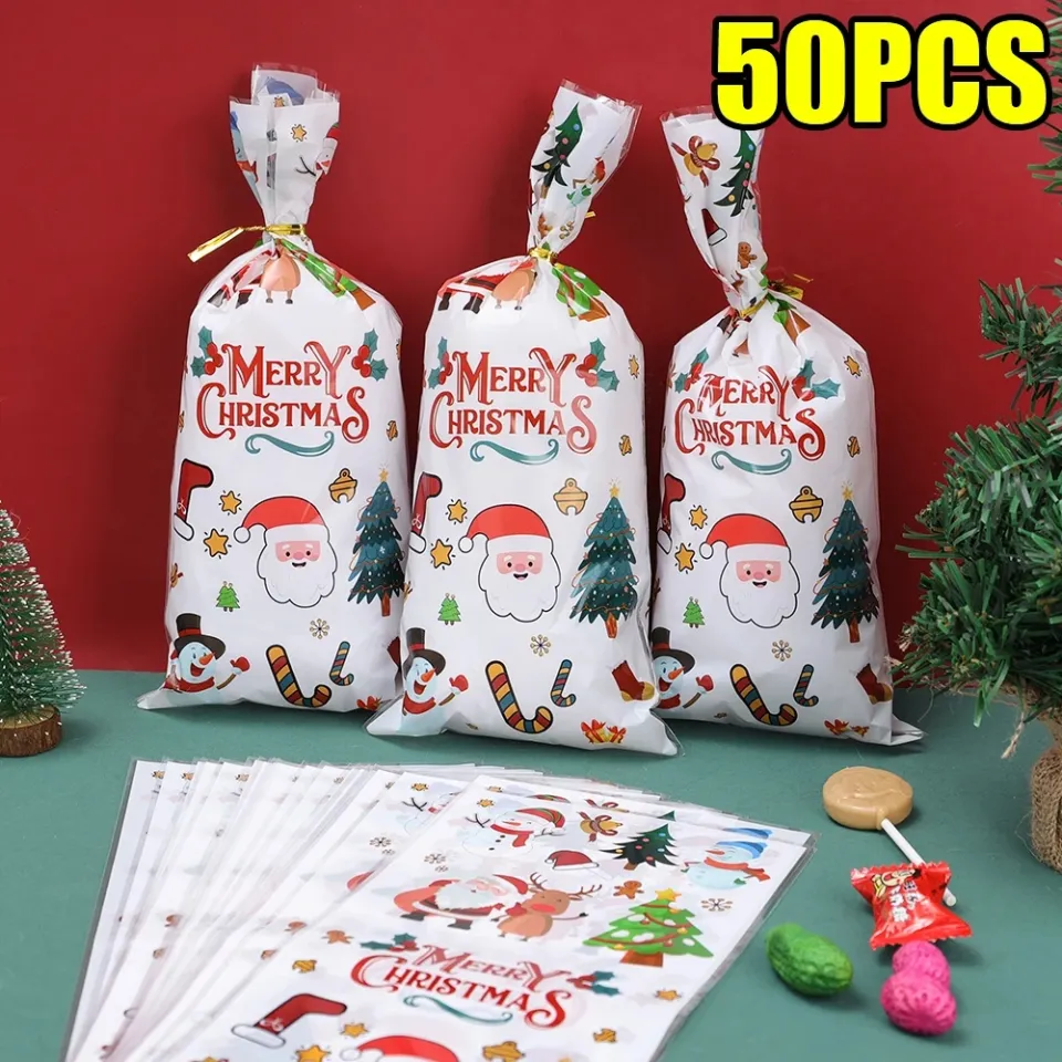 Prextex Christmas Themed Cellophane Bags - Bulk Pack of 200 Mini Cellophane  Bags for Candy, Holiday Goodies and Party Favors - Walmart.com
