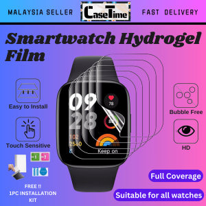 XiaoMi Watch 2 Pro S1 Pro Active S2 S3 S4 Sport Poco Color 2 Mi Watch Revolve Active Lite Color Sport hydrogel film screen protector skrin pelindung jam tangan