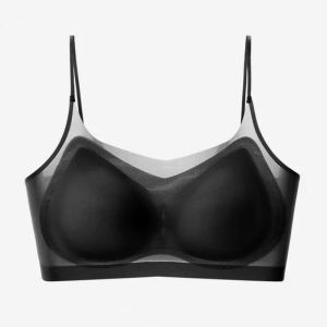 Super Thin Cup Bras Women 0.1CM Non-wired Underwear Push-Up Bra Ice Silk Summer Lingerie