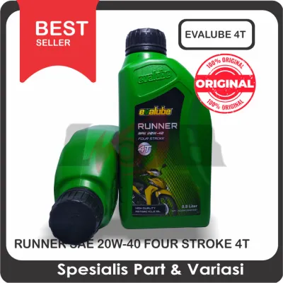 Evalube 4T Running Oli Mesin Motor Bebek Universal Oil 4 Tax 800ml