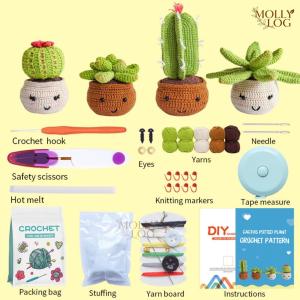 SG STOCK Animal Sery Crochet Kit Crochet Knitted Toys DIY Crochet Kit For BeginnersCrocheting Knitting Kit