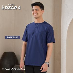 Kurta Dzar 4 (B) - Kurta Normal Fit - Roundneck Short Sleeve with 3 pockets - 6 colors