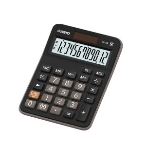 Casio Calculator เครื่องคิดเลข  คาสิโอ รุ่น  MX-12B-WE แบบตั้งโต๊ะสีสัน ขนาดกะทัดรัด 12 หลัก สีขาว