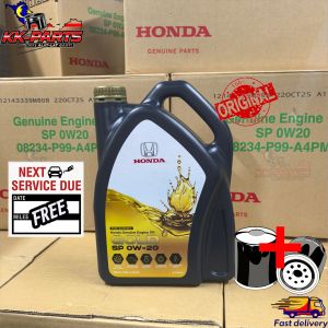 HONDA SP 0W20 (4L) Gold Fully Synthetic Engine Oil 08234-P99-A4PMD GOLD SP IMPORT THAI จากประเทศไทย
