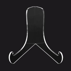 STARRY Acrylic Flat Plate Stand Clear 60-Degree Angle Book Stand Tablet Holder Durable Display Easel Stand Picture Frame