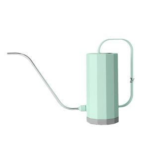 HUGHES 1.2L Gardening Watering Can Long Spout Stainless Steel Plant Sprinkler Irrigation Pot Multi-function Household Flower Potted Watering Kettle for Bonsai Succulent