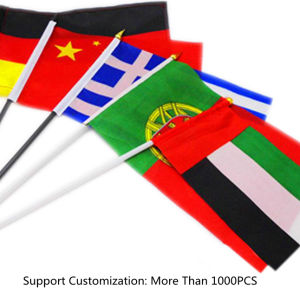 14*21 เซนติเมตร 5/10/20 ชิ้นขนาดเล็กประเทศไทยมือโบกธงชาติโพลีเอสเตอร์ขนาดเล็กประเทศบินแบนเนอร์