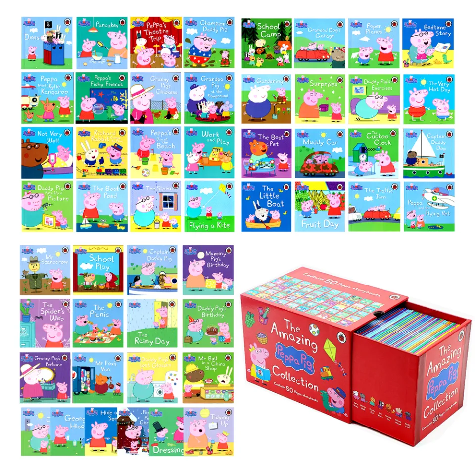 3箱セット150冊】Peppa storybooks Contains 50 50 Books with Box The