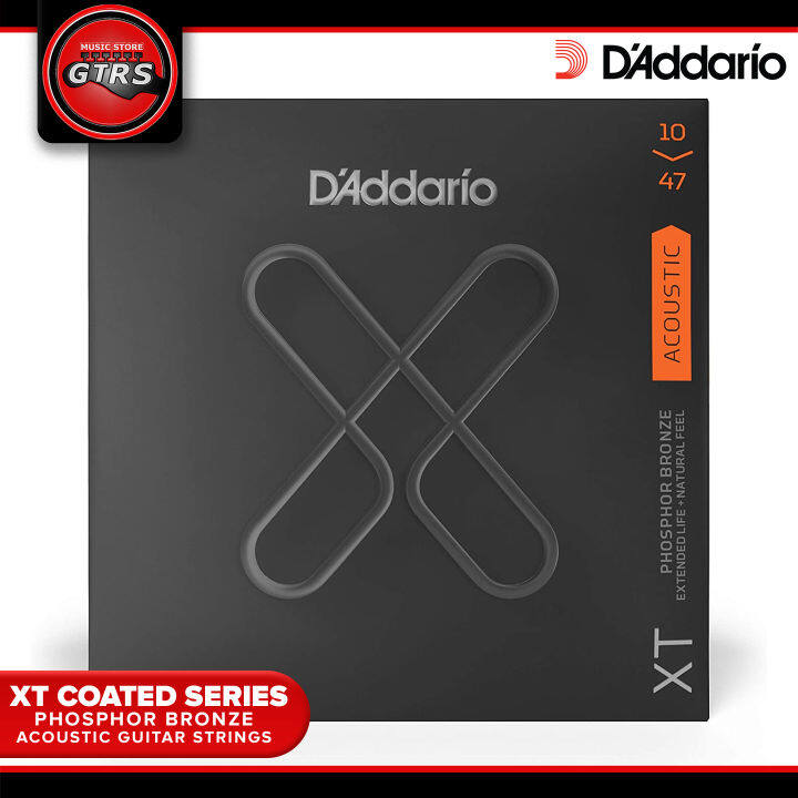 D Addario XT Series Phosphor Bronze Coated Strings for Acoustic