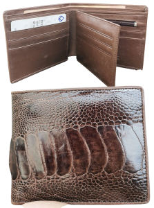 The most popular of wallets that businessmen love Ostrich leather wallets