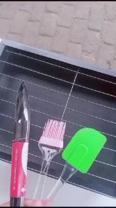 Promo Panggangan Portable Plus Capit Kuas Spatula / Panggangan BBQ Grill Plus Capit