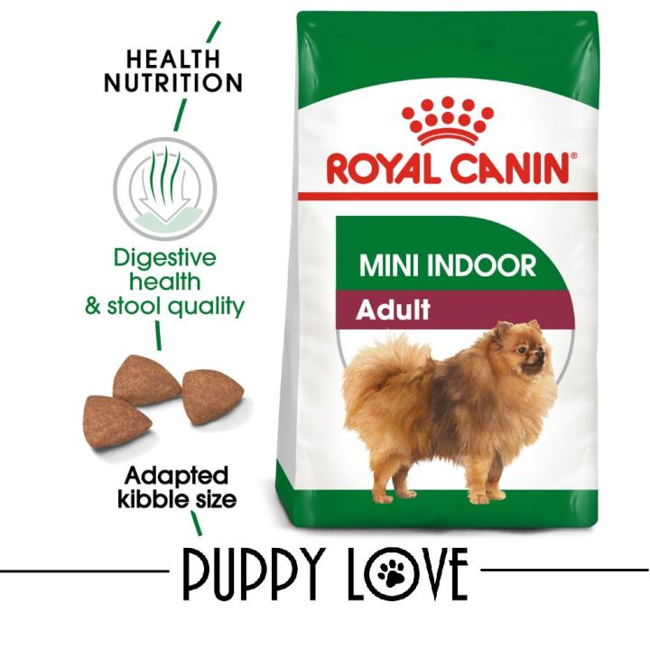 Royal Canin Mini Indoor Adult Dog Dry Food (1kg/3kg/7.5kg) | Lazada